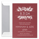 Palm Frame Shimmer Save the Date Cards Image 9 of 12